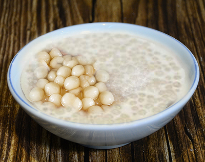 椰汁西米小丸子