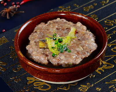 咸鱼蒸肉饼