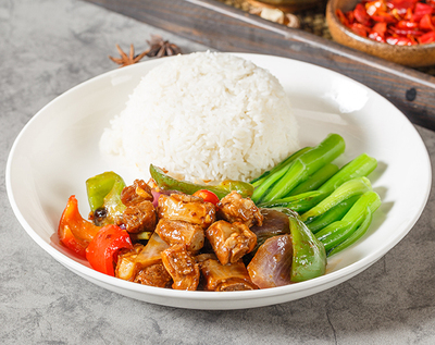 豉汁排骨碟头饭