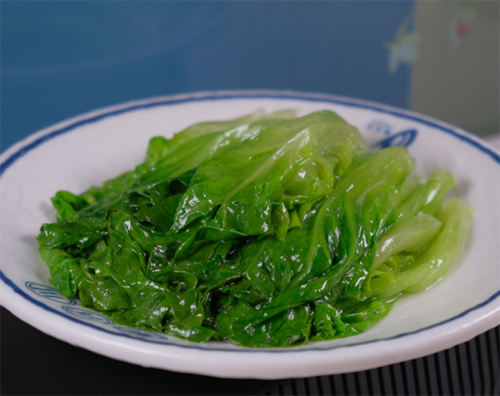 白灼生菜